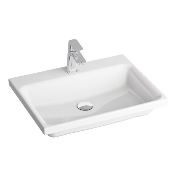 Ravak XJX01260001 - Lavabo empotrado COMFORT 60x46 cm cerámica/blanco