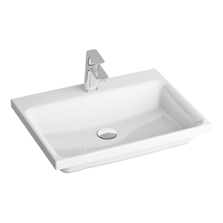 Ravak XJX01260001 - Lavabo empotrado COMFORT 60x46 cm cerámica/blanco