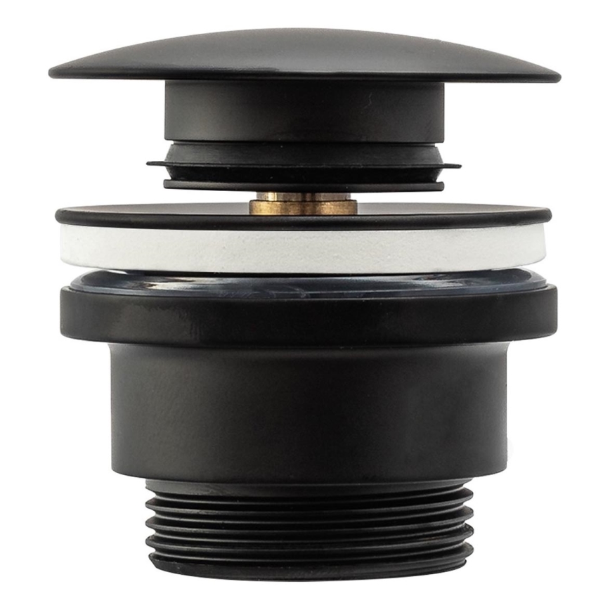 REA-A5216 - Válvula de desagüe para lavabo CLICK-CLACK Ø 6,4 cm negro