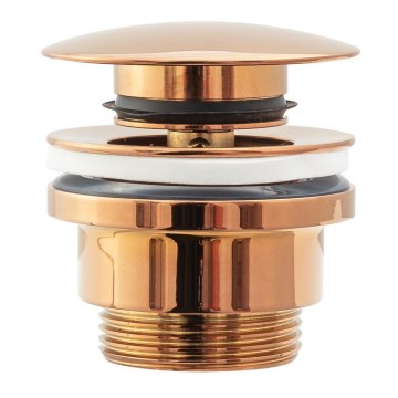 REA-A533A - Desagüe para lavabo CLICK-CLACK Ø 6,4 cm oro rosa