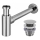 REA-A5693 - Sifón para lavabo con válvula CLICK-CLACK, Ø 6,4 cm, cromo brillante