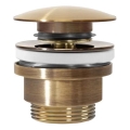 REA-A8110 - Desagüe para lavabo CLICK-CLACK Ø 6,4 cm, acabado dorado