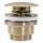 REA-A8585 - Desagüe para lavabo CLICK-CLACK, diámetro 6,4 cm, acabado oro cepillado