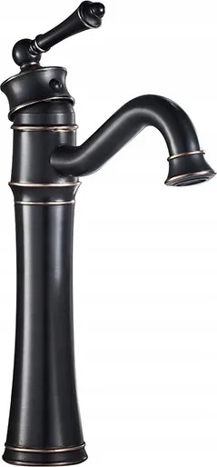 REA-B0227 - Grifo de lavabo VINTAGE OLD 31 cm negro