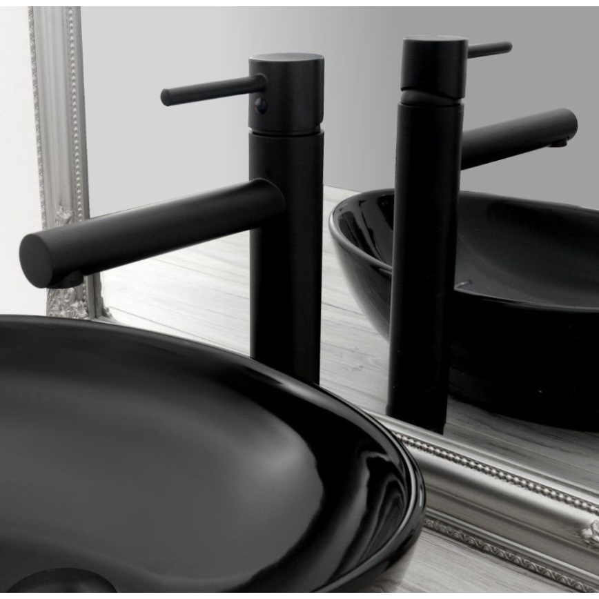 REA-B0229 - Grifo de lavabo TESS 31,5 cm negro