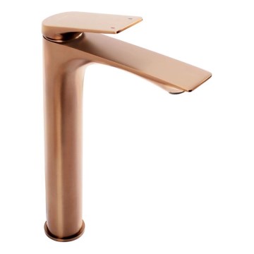 REA-B0493 - Grifo monomando para lavabo AVALON 30 cm acabado en cobre cepillado