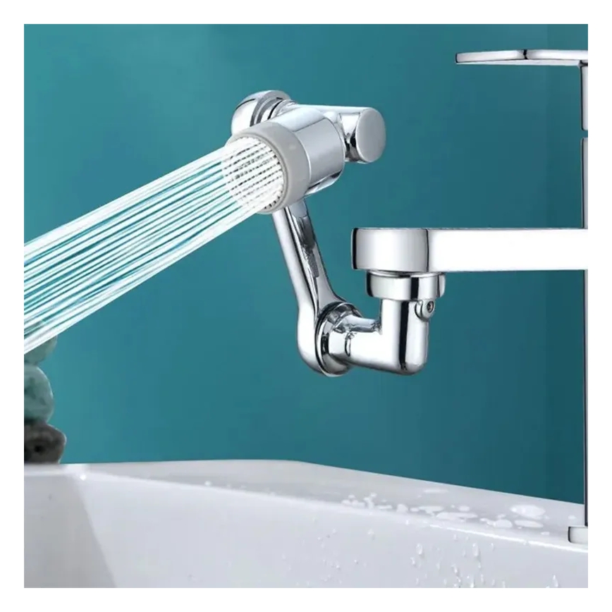 REA-B0660 - Adaptador giratorio para grifo de lavabo, cromo pulido