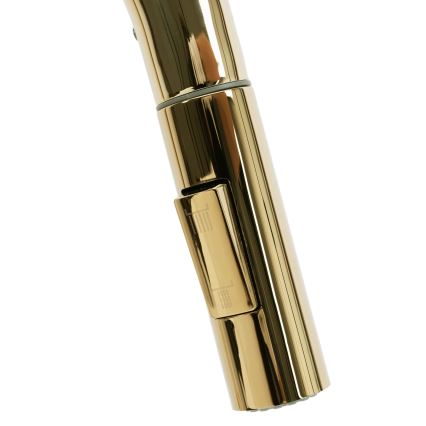 REA-B0669 - Grifo de fregadero FRESH con rociador extraíble de 39,5 cm, acabado dorado