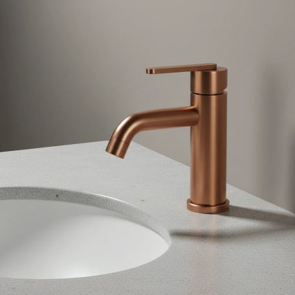 REA-B0970 - Grifo de lavabo ONTARIO 17,5 cm cobre cepillado