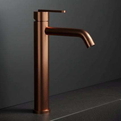 REA-B0971 - Grifo para lavabo ONTARIO 30 cm, cobre cepillado