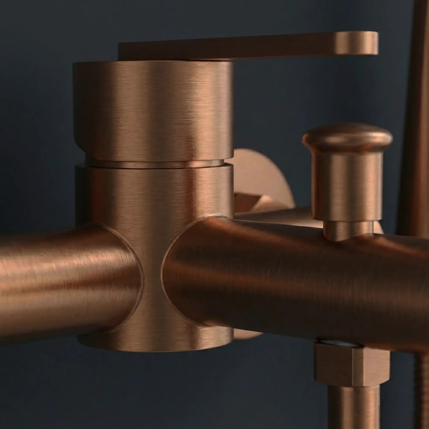 REA-B0973 - Juego de bañera con grifo ONTARIO en cobre cepillado