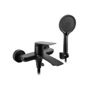 REA-B1128 - Juego para bañera AVALON, negro