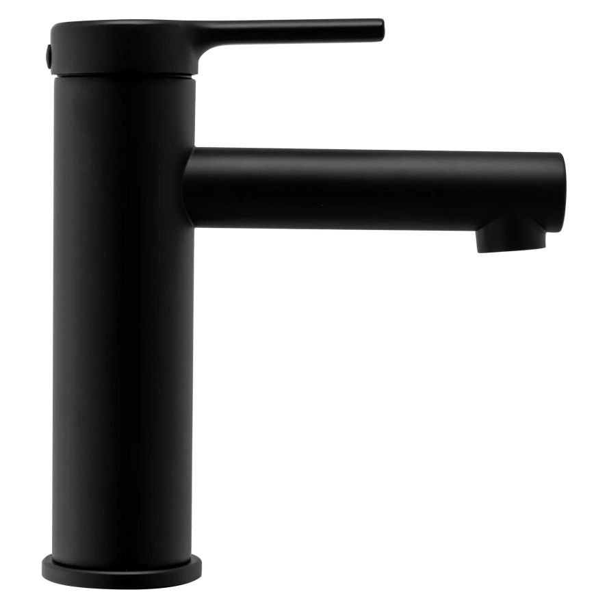 REA-B2017 - Grifo de lavabo PIXEL 16,5 cm negro mate