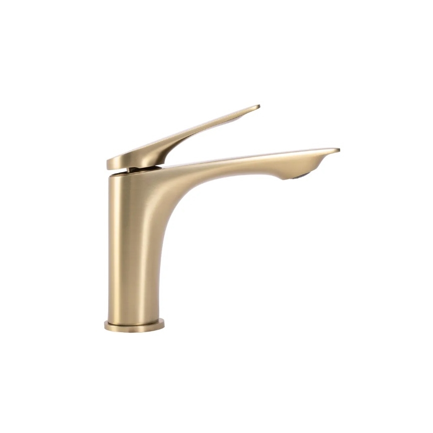 REA-B2703 - Grifo de lavabo AVALON 16,5 cm, acabado oro cepillado