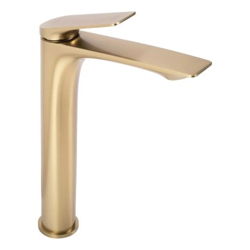 REA-B2705 - Grifo para lavabo AVALON 30 cm, acabado oro cepillado