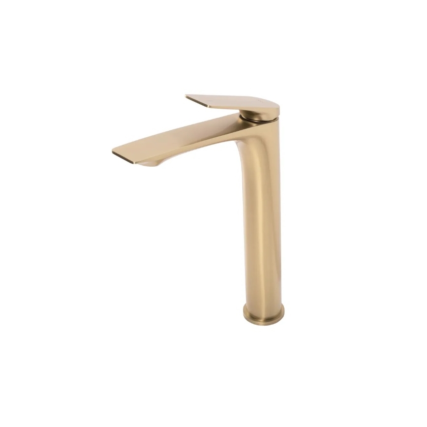 REA-B2705 - Grifo para lavabo AVALON 30 cm, acabado oro cepillado