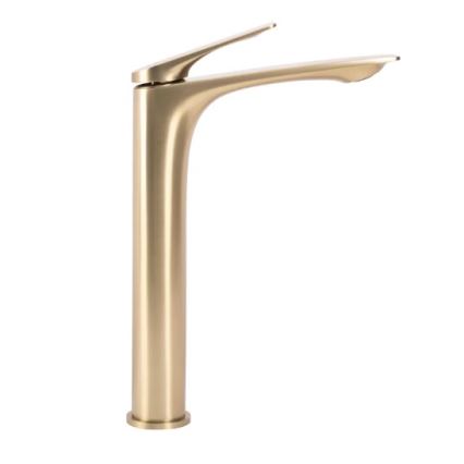 REA-B2705 - Grifo para lavabo AVALON 30 cm, acabado oro cepillado
