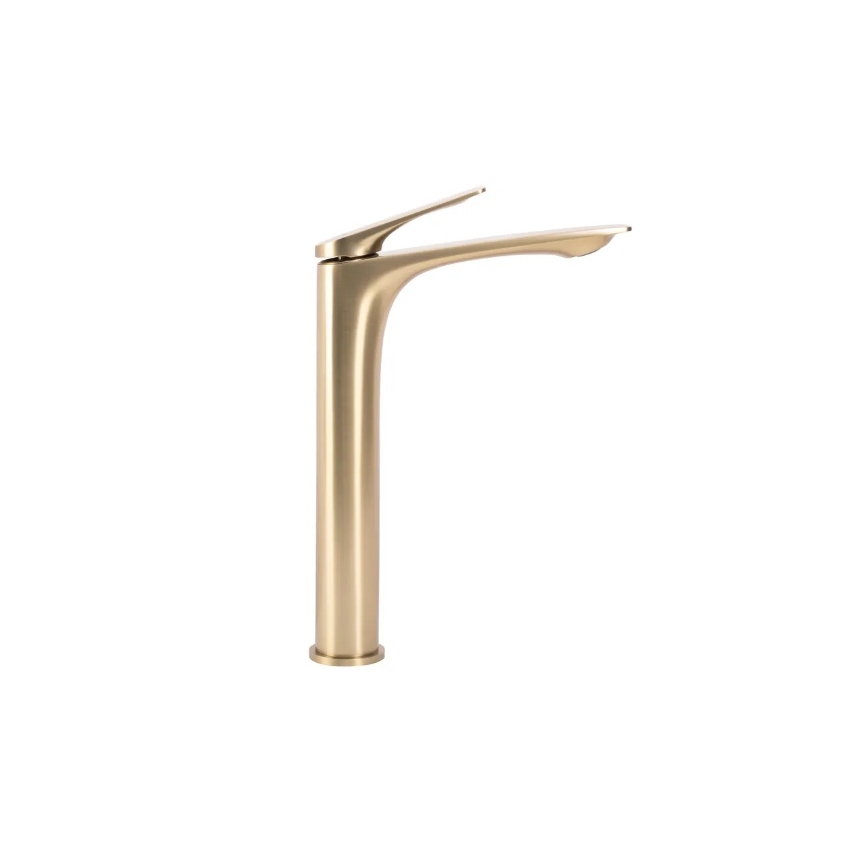 REA-B2705 - Grifo para lavabo AVALON 30 cm, acabado oro cepillado