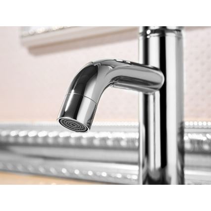 REA-B4101 - Grifo de lavabo LUNGO 16,5 cm, cromo brillante
