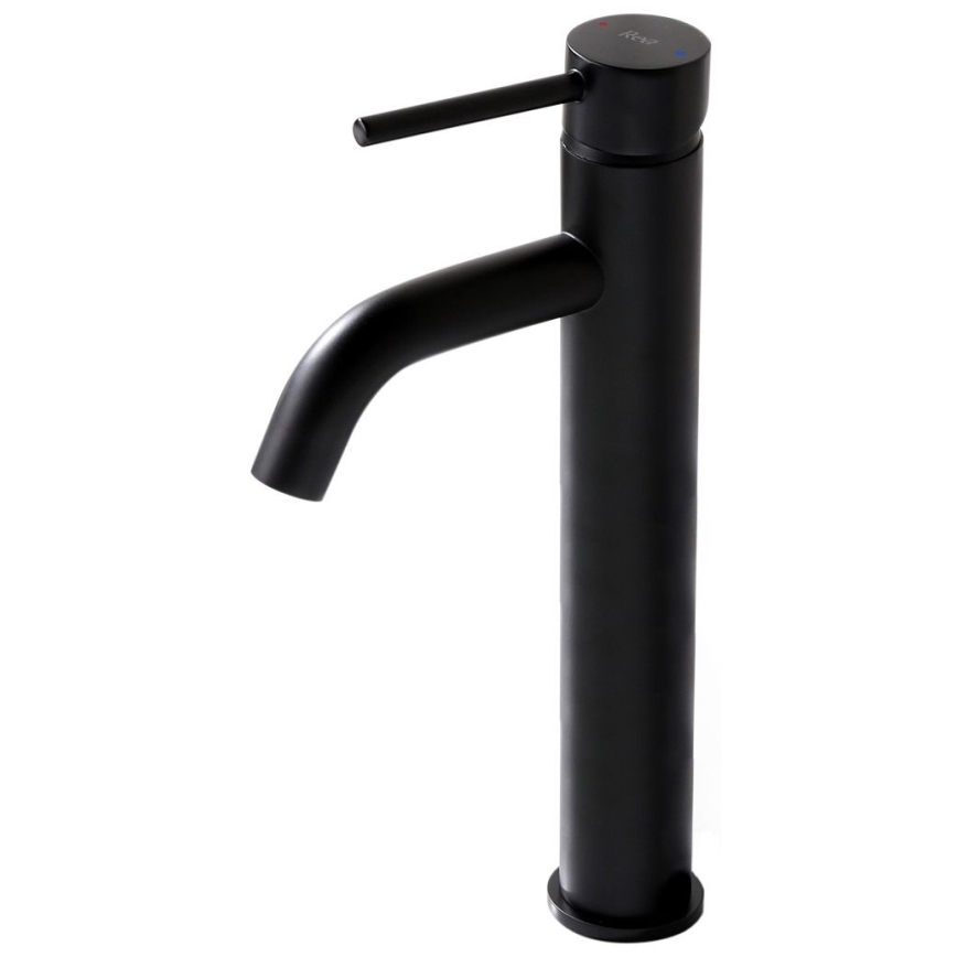 REA-B4103 - Grifo de lavabo LUNGO 28 cm negro