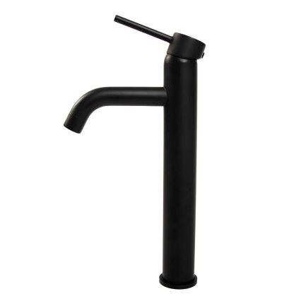 REA-B4103 - Grifo de lavabo LUNGO 28 cm negro