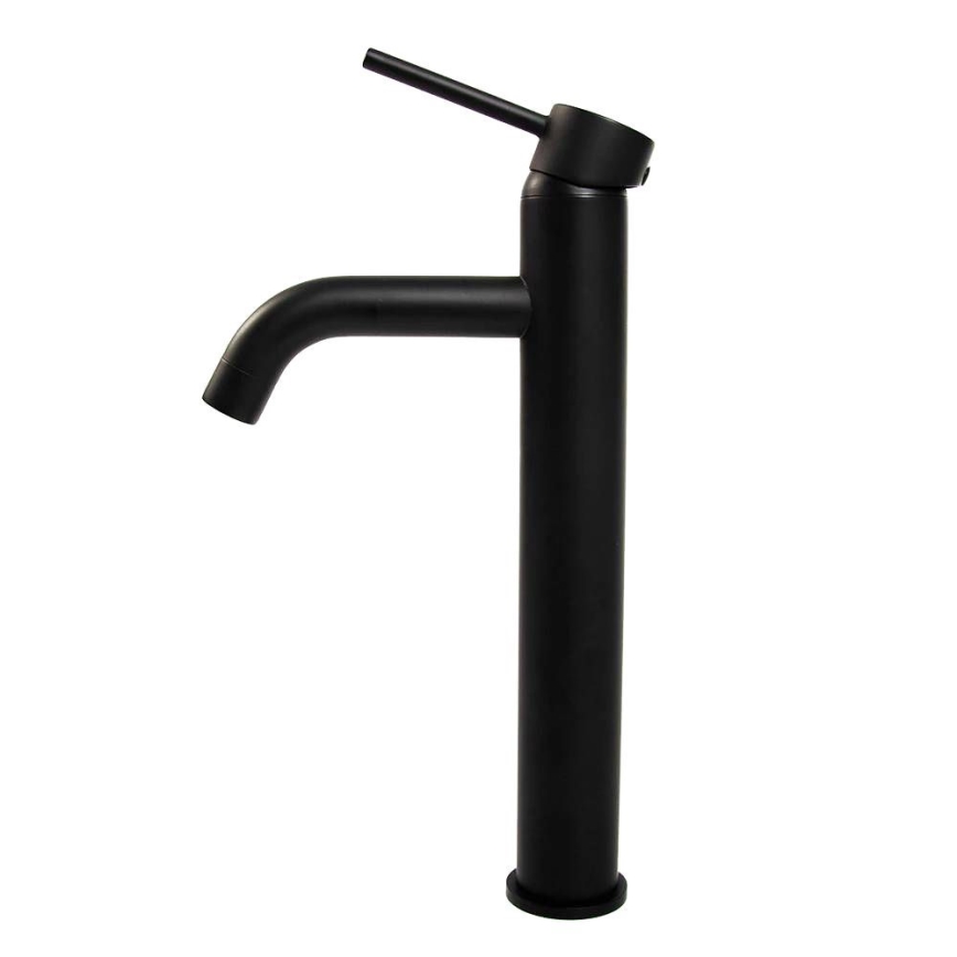 REA-B4103 - Grifo de lavabo LUNGO 28 cm negro