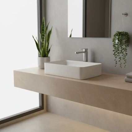 REA-B4588 - Grifo de lavabo ARLO 30 cm, acabado níquel