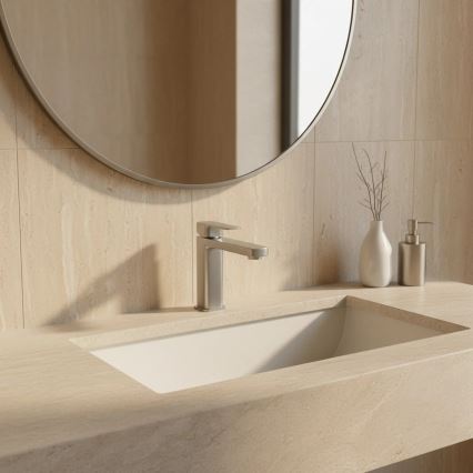 REA-B4589 - Grifo para lavabo ARLO 17 cm, acabado níquel