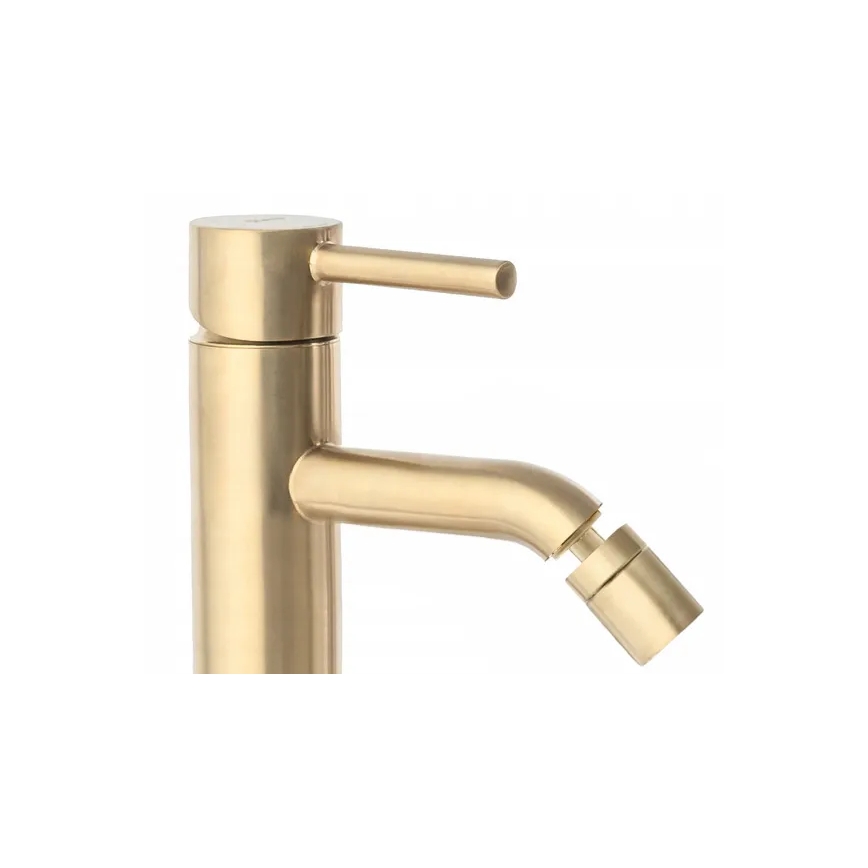 REA-B4702 - Grifo para bidé LUNGO 17 cm oro cepillado