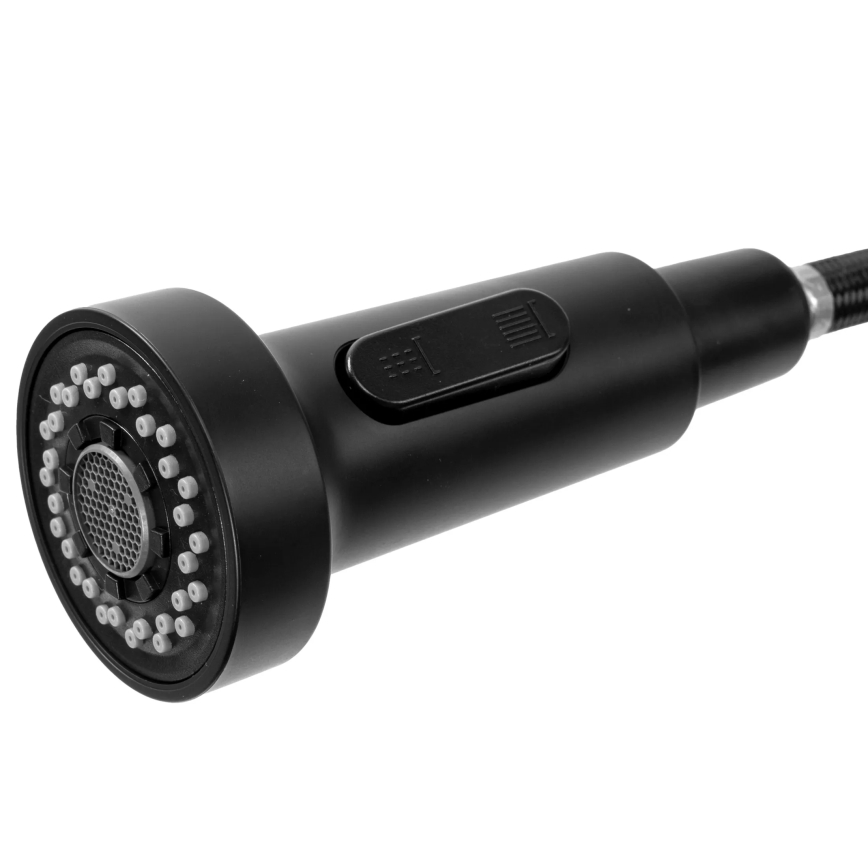 REA-B4820 - Grifo de fregadero COLIN con rociador extraíble 42,5 cm negro