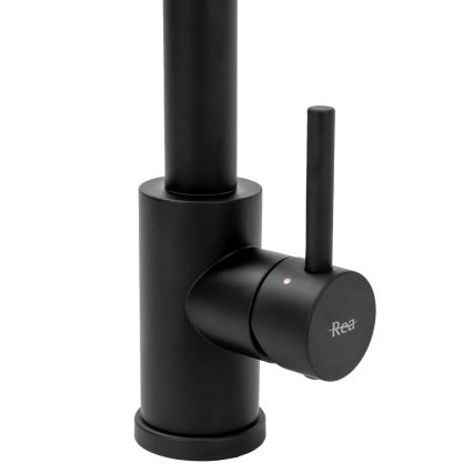 REA-B4820 - Grifo de fregadero COLIN con rociador extraíble 42,5 cm negro