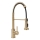 REA-B4821 - Grifo para fregadero con rociador extraíble COLIN 42,5 cm, acabado oro cepillado