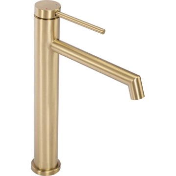 REA-B5319 - Grifo de lavabo FOSS 29,5 cm acabado oro cepillado
