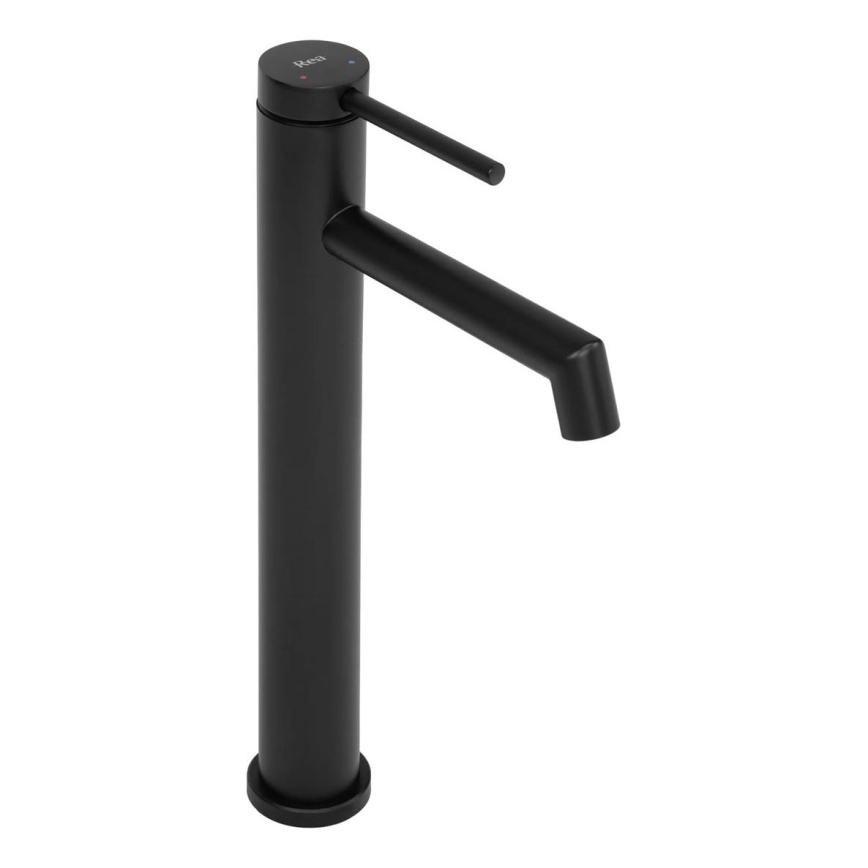 REA-B5320 - Grifo de lavabo FOSS de 29,5 cm, negro mate