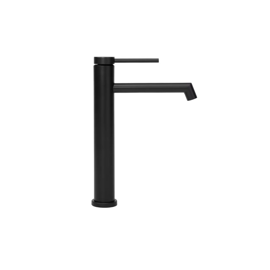 REA-B5320 - Grifo de lavabo FOSS de 29,5 cm, negro mate
