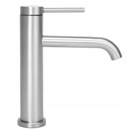 REA-B5324 - Grifo de lavabo CLIF 20,5 cm, acero cepillado