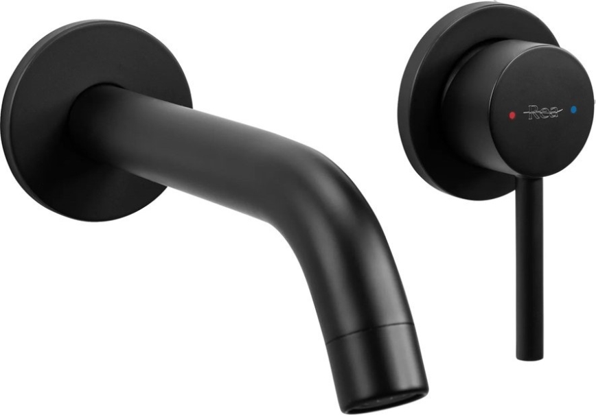 REA-B5332 - Grifo de lavabo para instalación empotrada OWEN, negro