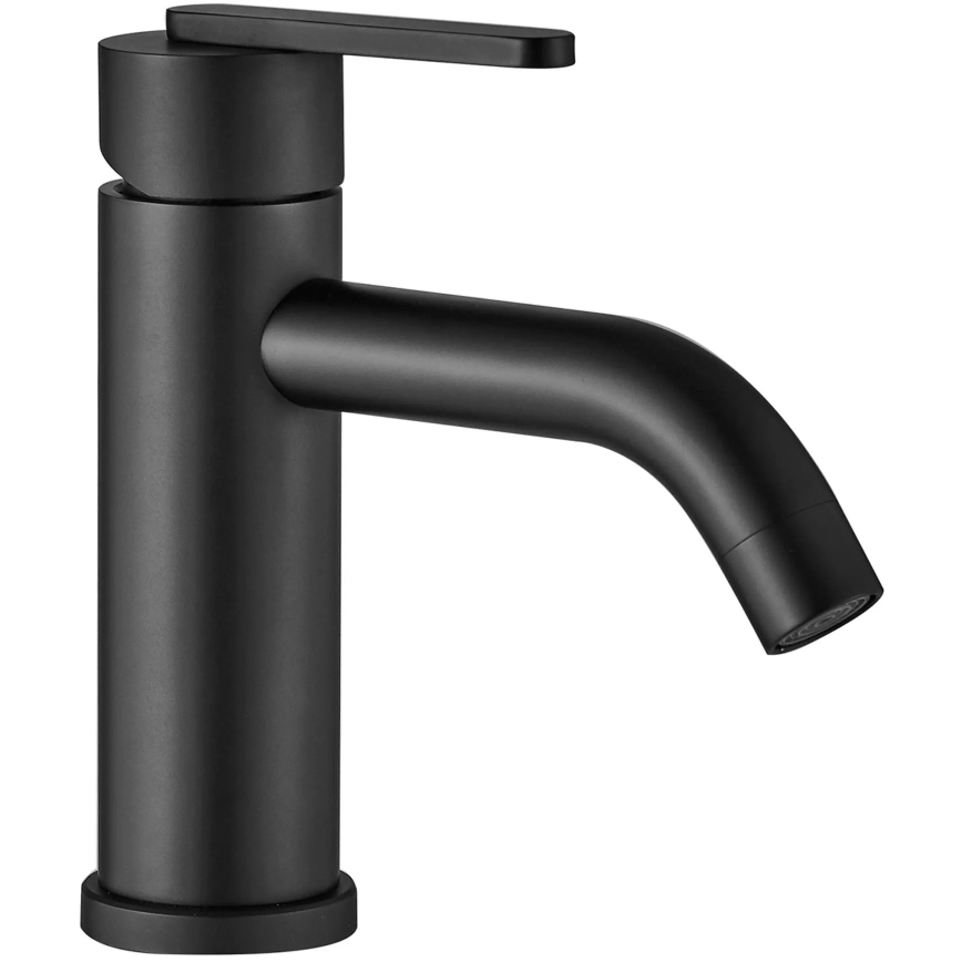REA-B5504 - Grifo de lavabo ONTARIO 17,5 cm negro