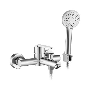 REA-B5514 - Conjunto de bañera con grifo ONTARIO, acero cepillado
