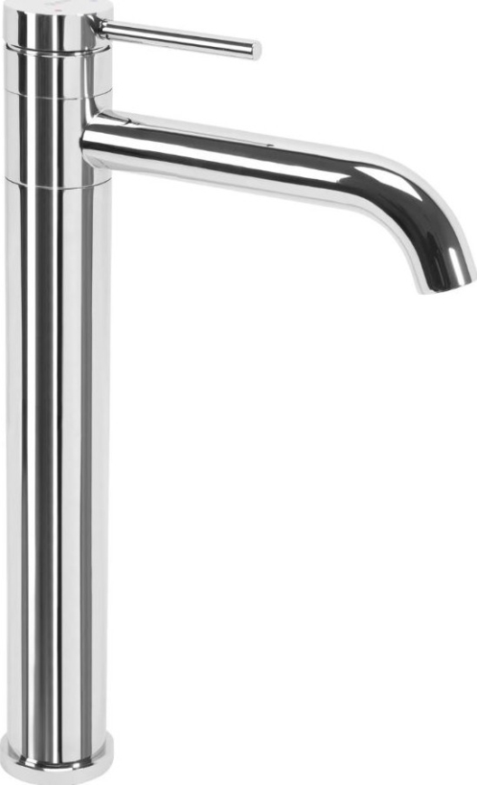 REA-B6100 - Grifo de lavabo LUNGIS de 34,5 cm en cromo brillante