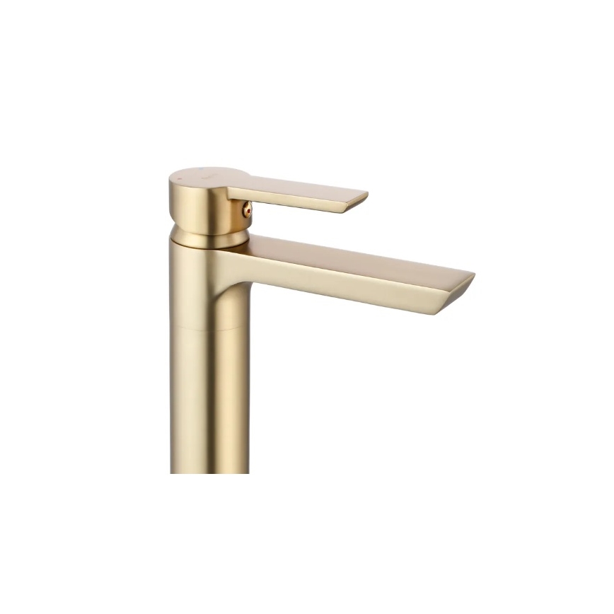 REA-B6412 - Grifo de lavabo ARGUS 28,5 cm, acabado oro cepillado