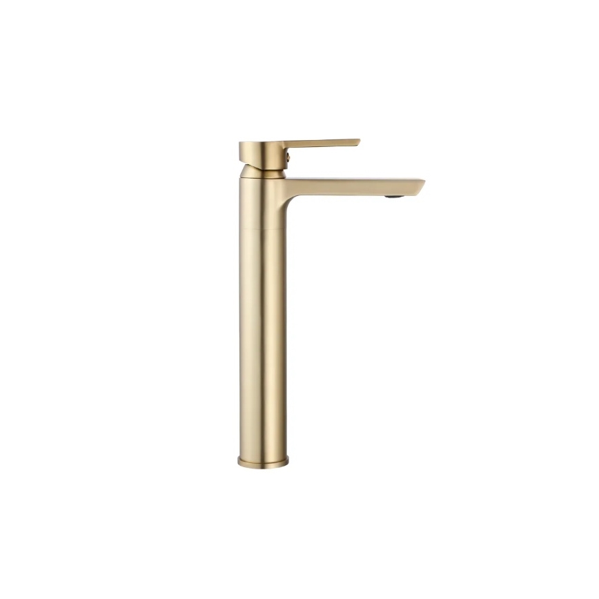 REA-B6412 - Grifo de lavabo ARGUS 28,5 cm, acabado oro cepillado