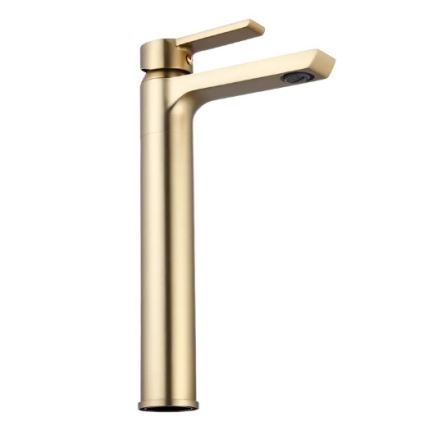 REA-B6412 - Grifo de lavabo ARGUS 28,5 cm, acabado oro cepillado