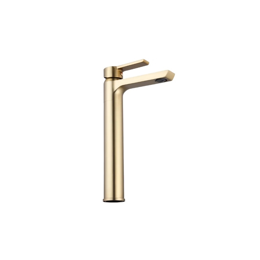REA-B6412 - Grifo de lavabo ARGUS 28,5 cm, acabado oro cepillado