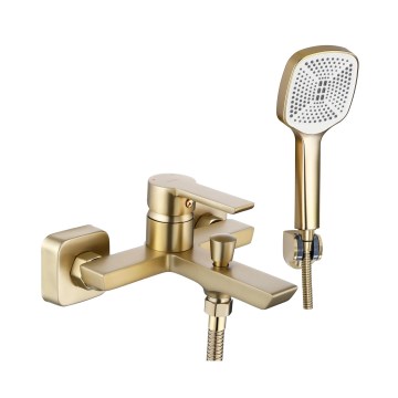 REA-B6414 - Conjunto para bañera ARGUS en oro cepillado