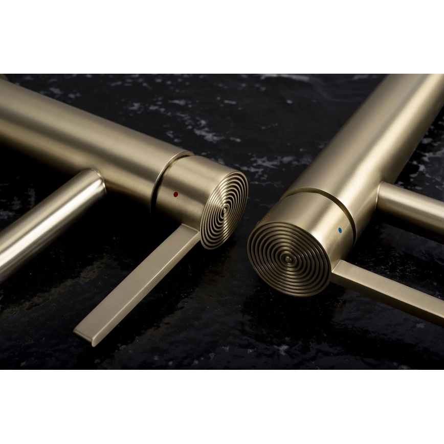 REA-B6444 - Grifo de lavabo FOSTER 18,2 cm dorado