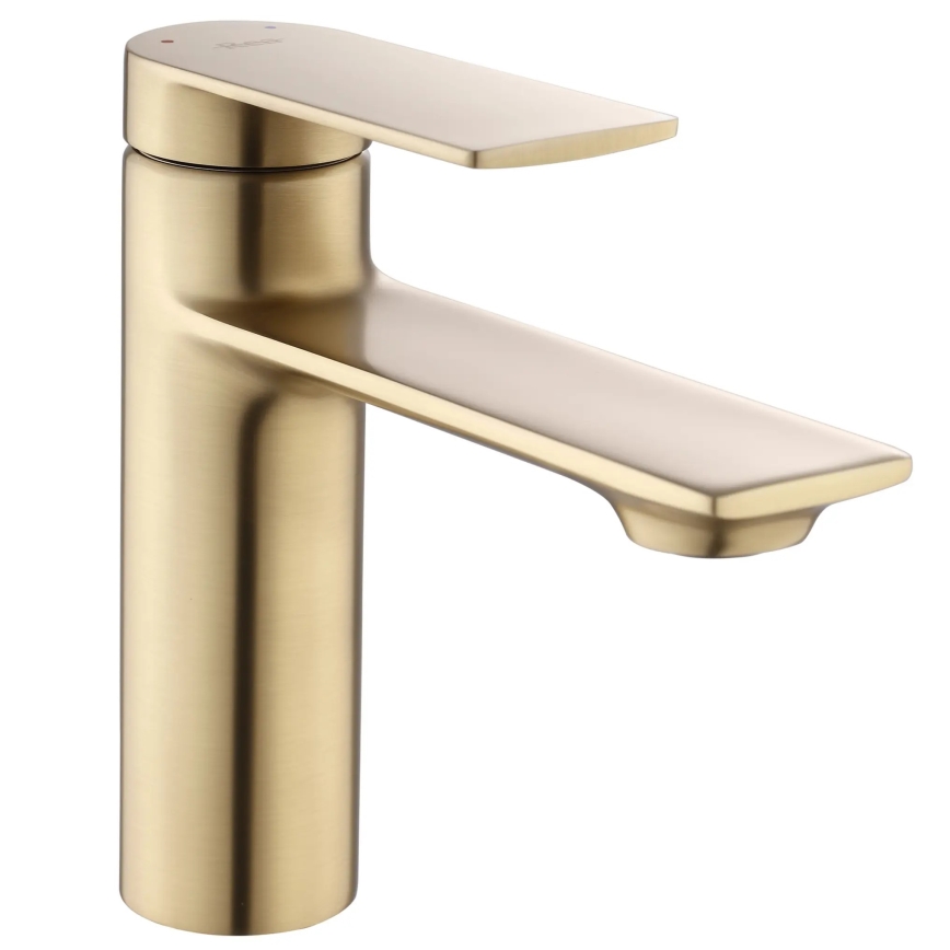 REA-B7960 - Grifo de lavabo STORM 15 cm oro cepillado