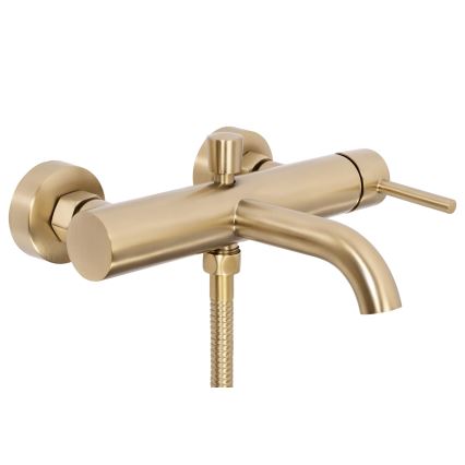 REA-B8010 - Set para bañera LUNGO oro cepillado