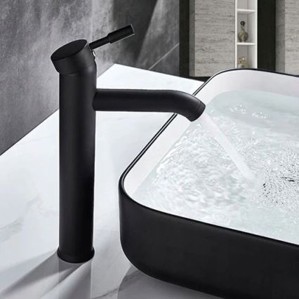 REA-B8665 - Grifo de lavabo GRAF 30,5 cm negro