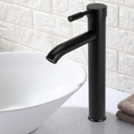 REA-B8665 - Grifo de lavabo GRAF 30,5 cm negro
